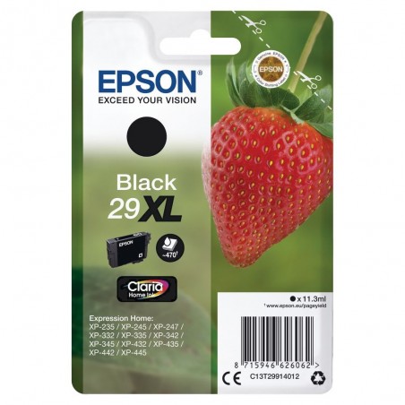 Cartuccia T29914012 Epson 29xl Nero Per Xp-235 Ink-jet