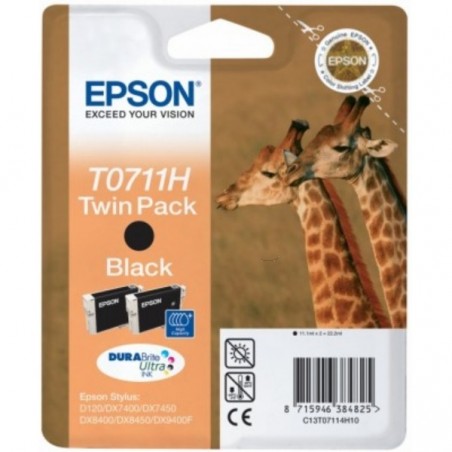 Cartuccia Epson T07114h10 Twinpack T0711h Nero