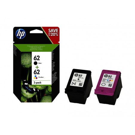 Cartuccia Combo Pack Cartucce Hp 62 Nero + Colore