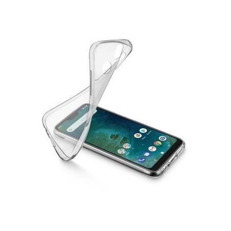 Custodia Gomma Soft Mi A2 Lite Trasp