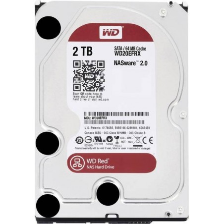 Disco Hd 2Tb 3,5' Wd Serie Red X Nas