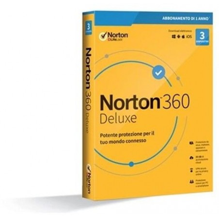 Norton 360 2020 3 Dispositivi 1 Anno 25Gb