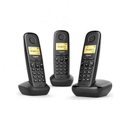 Gigaset A170 Trio - Telefono Cordless +Tori