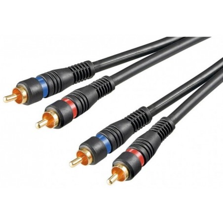 CAVO AUDIO 2RCA M/M 1.5MT ALTA QUALITÀ