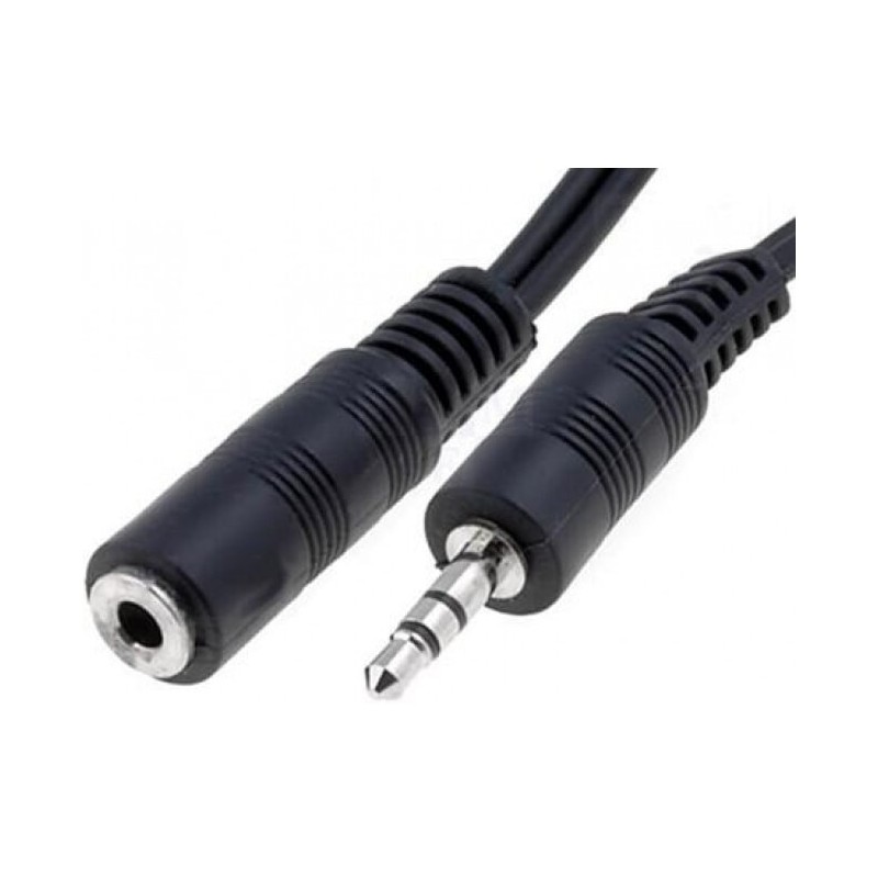 BeMatik Cavo VGA Con Audio Da 3,5 Mm - Maschio-Maschio 1 Metro - Doppia Schermatura Per Segnale Video E Stereo