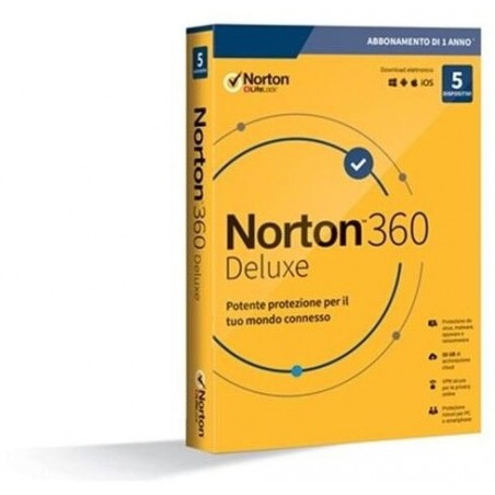 Norton 360 2020 5 Dispositivi 1 Anno 25Gb