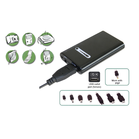 AP55BP Carica batterie d'emergenza, uscita 5V DC