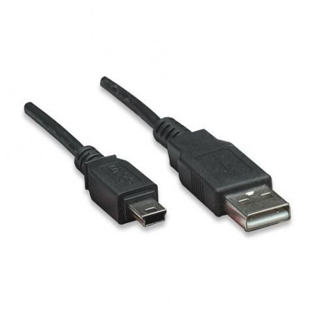 Cavo USB 2.0 A maschio/mini B maschio 1 m Nero