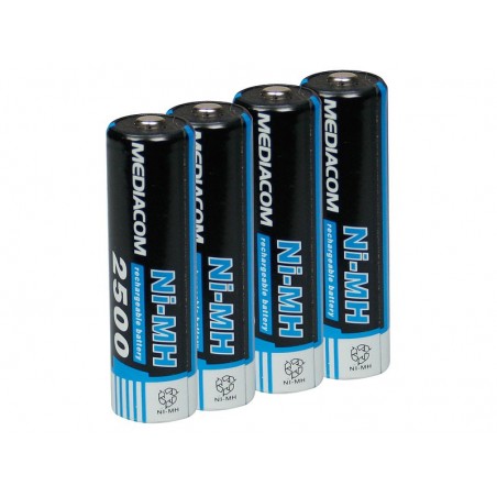 Mediacom 4batterie Ricaric.aa 2500