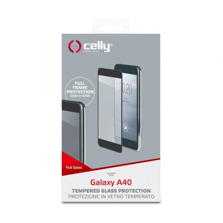Vetro Protettivo Full Glass Per Galaxy A40 Black