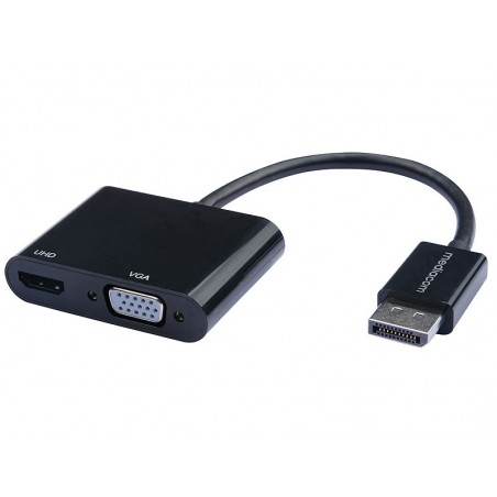 Adattatore Video Da Displayport (M) A Vga (F), Hdmi (F)