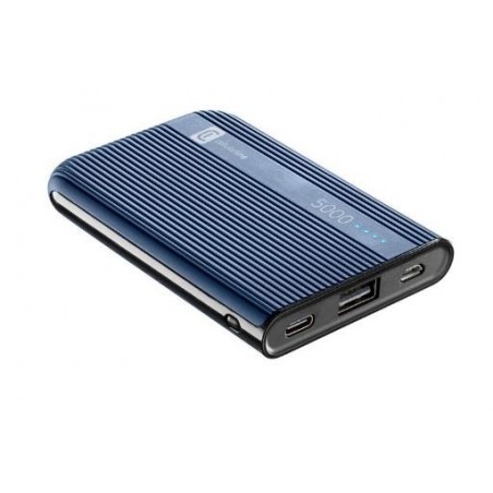 CARICABATTERIA DI EMERGENZA 5000 USB-C BLU