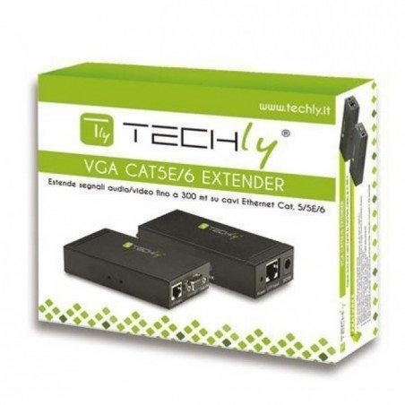 AMPLIFICATORE EXTENDER VGA E AUDIO SU CAVO DI RETE