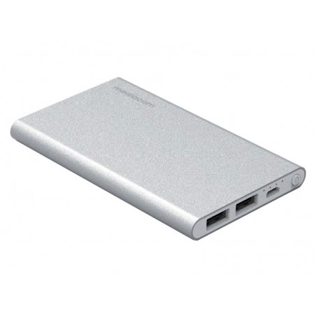 Mediacom Sos Power Bank 5000 Mah Silver