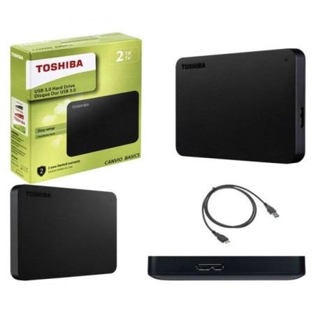 Disco Esterno 2Tb 2,5' Toshiba Canvio Basics