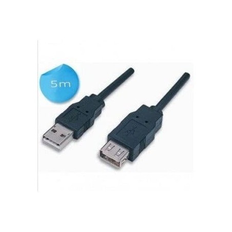 MACHPOWER PROLUNGA USB 2.0 DA USB (M) A USB (F) 5 M NERO