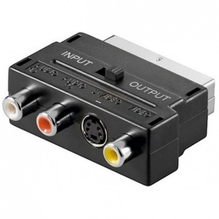 ADATTATORE SCART SVHS RCA AUDIO VIDEO