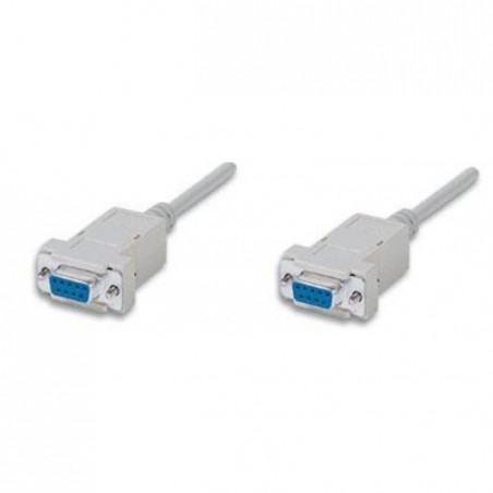 CAVO PC NULL MODEM CAVO AT, AT CROSS OVER DB 9P. F/F 1,8 M
