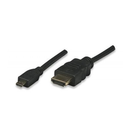 Cavo HDMI Highspeed con Ethernet Channel 1.4 A M/ Micro D M, 2,0 m