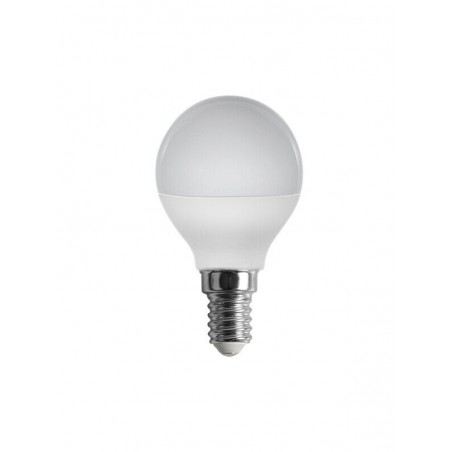 Lampada Mini Sfera Led 230Vac 6W Bianco Caldo E14