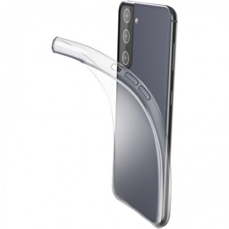 CUSTODIA DI GOMMA FINE GALAXY S21+ TRASP