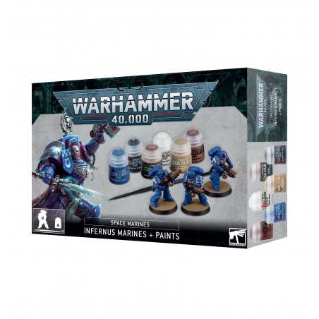 Space Marines: Set Marines Infernus + Colori