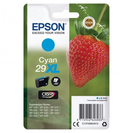 Cartuccia Epson T29924010 Ink Ciano Xl Xp-235
